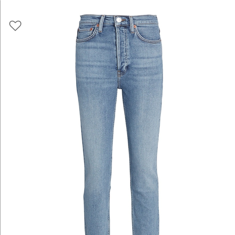 Re/Done Ultra High Rise Ankle Crop